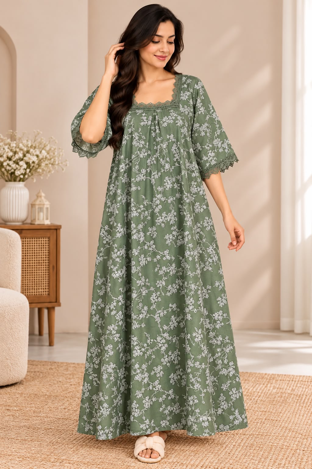 Sage Blossom Maxi
