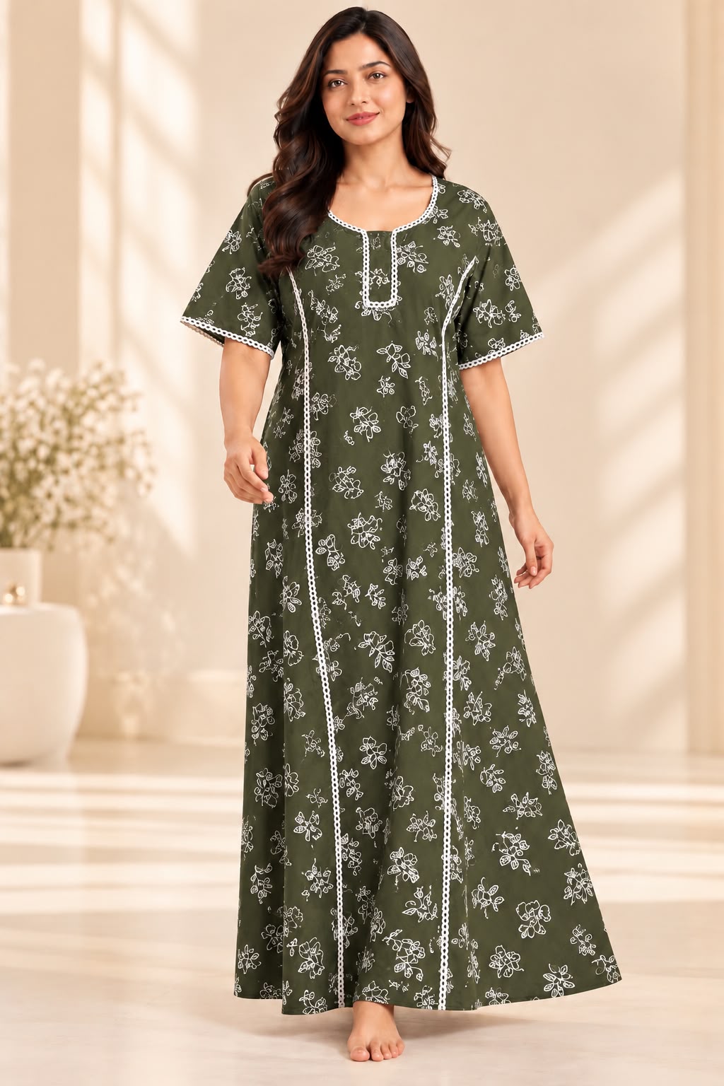 Olive Blossom Maxi