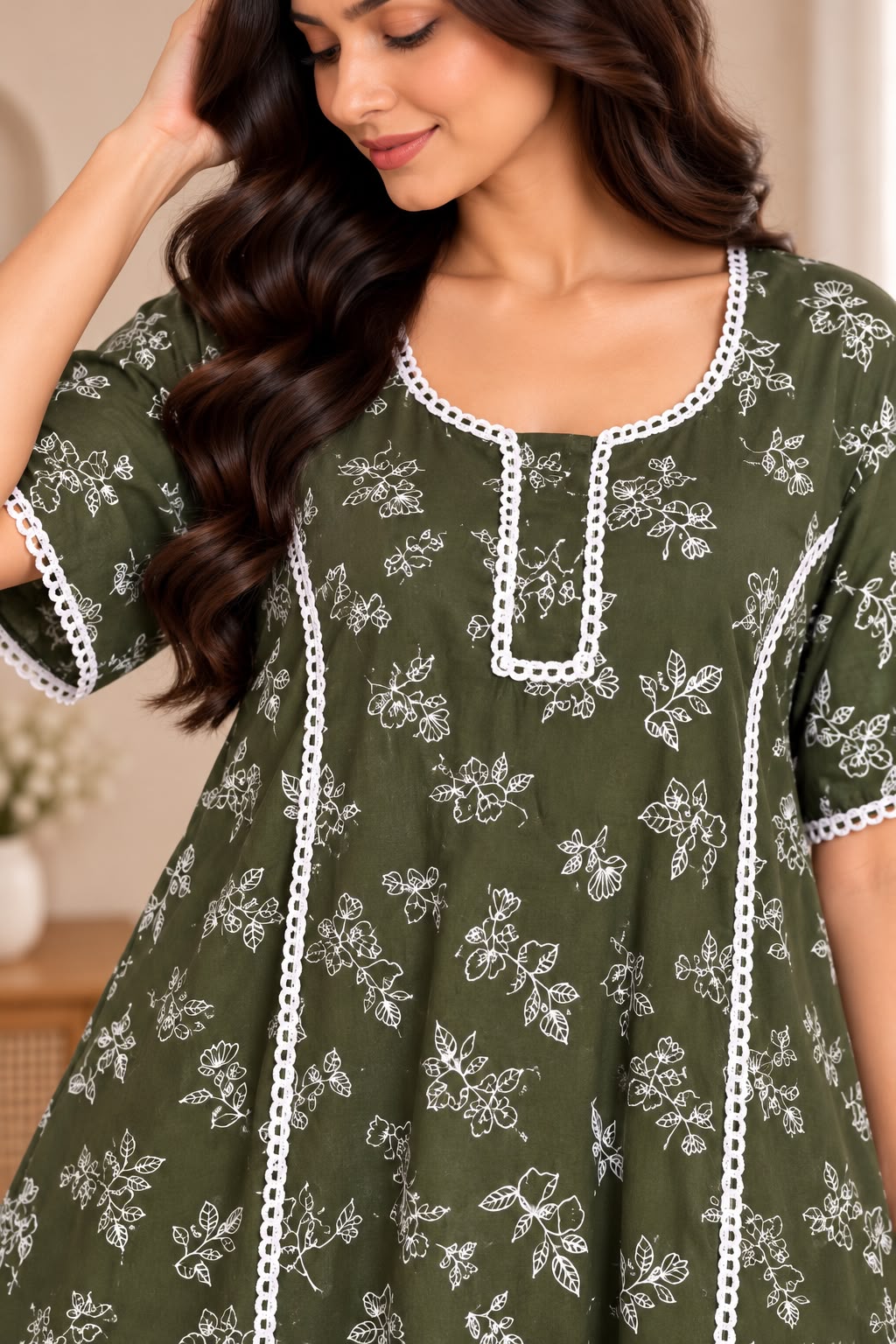 Olive Blossom Maxi