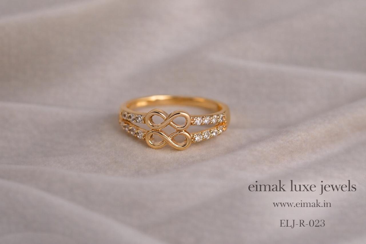 ELJ-R-023 Infinity Sparkle Ring