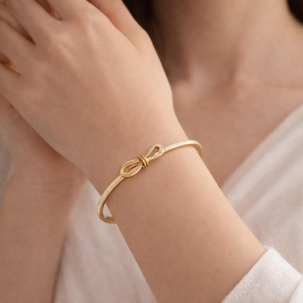 infinity knot bangle 