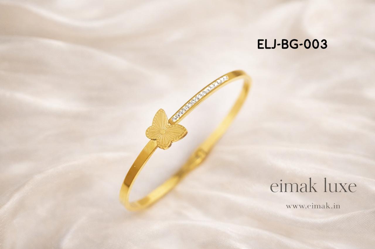 ELJ-BG-003  Butterfly bliss bangle