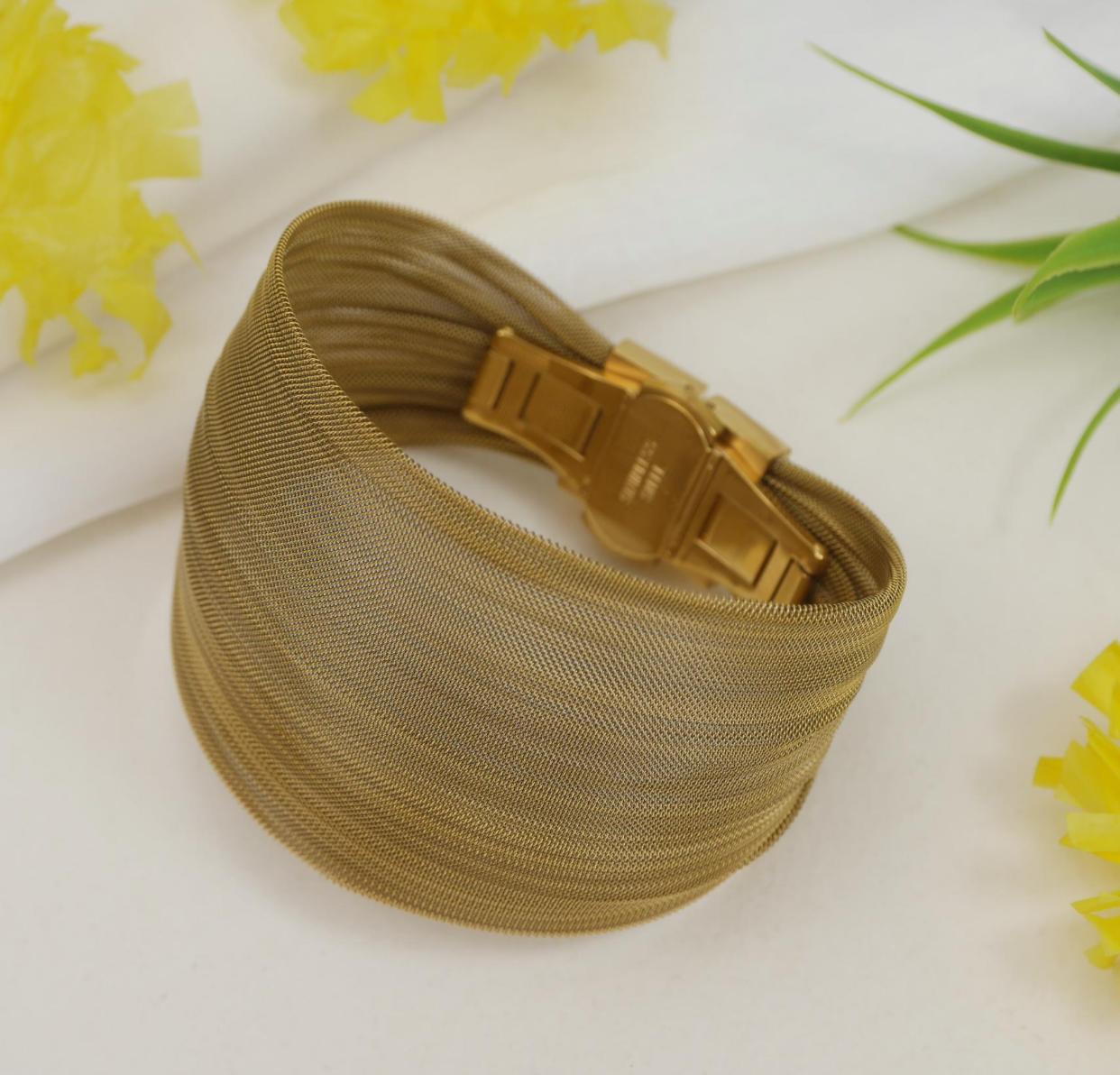 ELJ-BG-004  Mesh Luxe Bangle