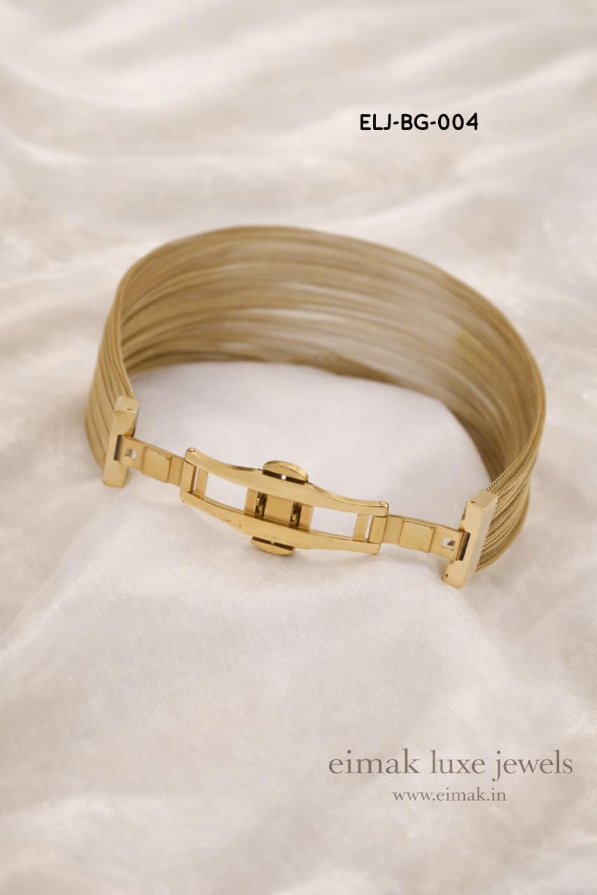 ELJ-BG-004  Mesh Luxe Bangle