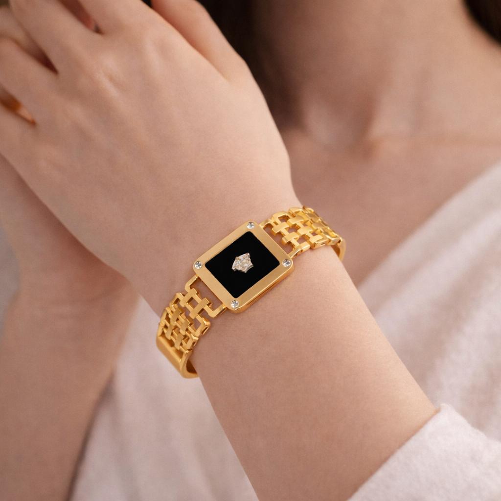 luxury versace emblem bangle