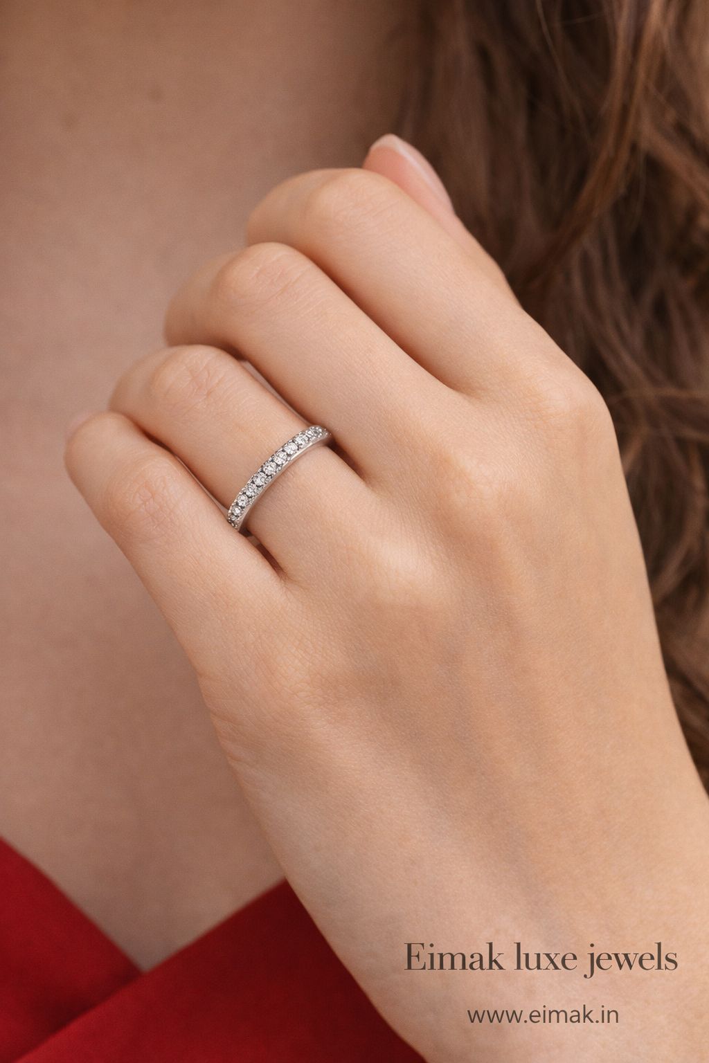 Luna Sparkle Band Ring