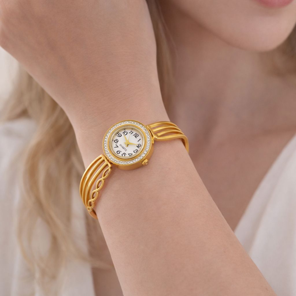 bezel bangle watch