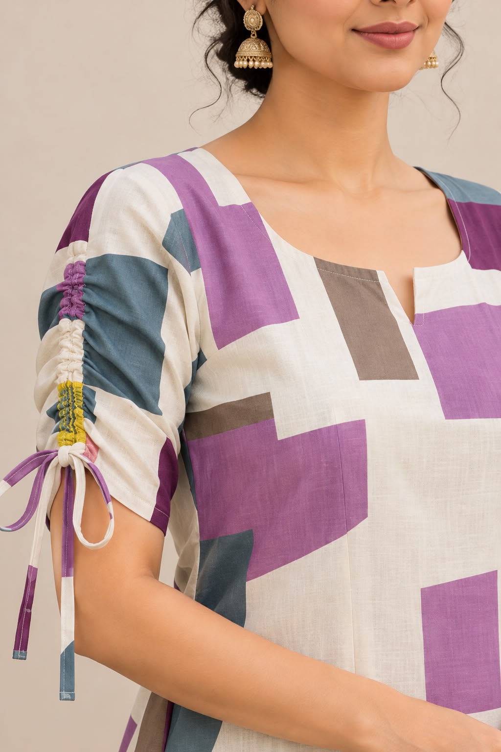 Multicolour Geometric Printed Maxi