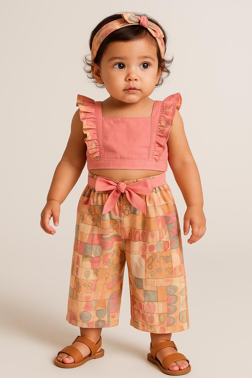 Trendy two-piece set for your little fashionista