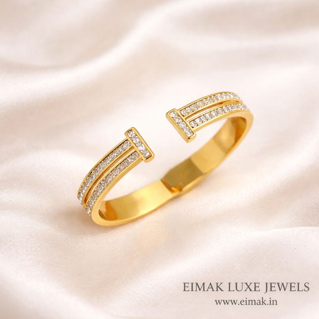 Aurelia Spark Open Cuff Bangle