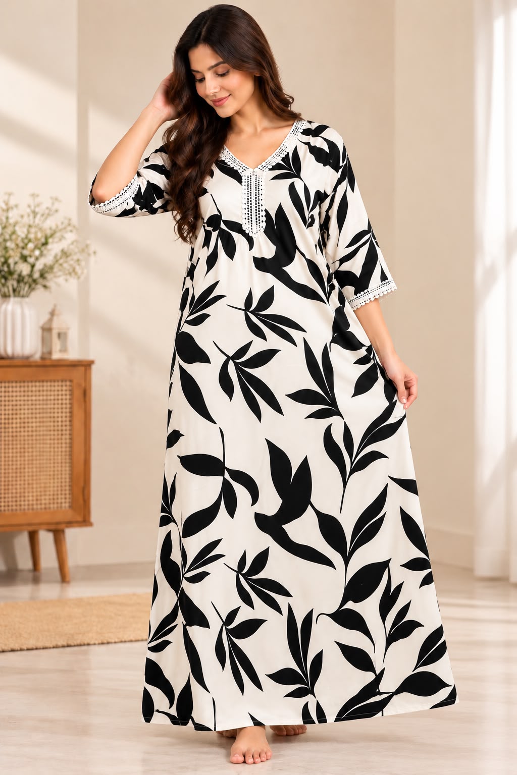 Ivory Botanical Maxi