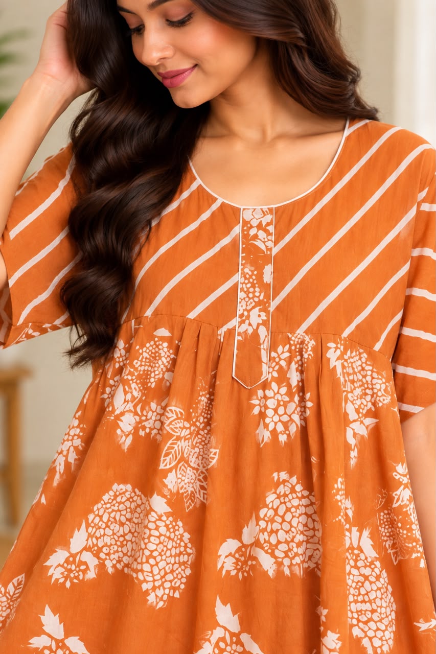 Terracotta Bloom Maxi