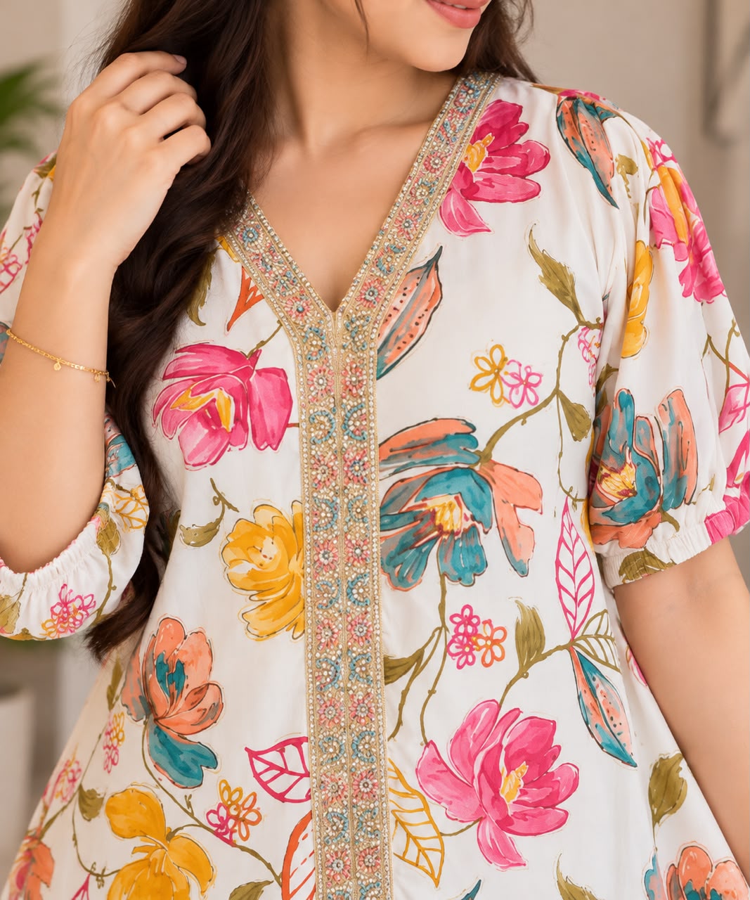 Floral Garden Elegance Maxi 